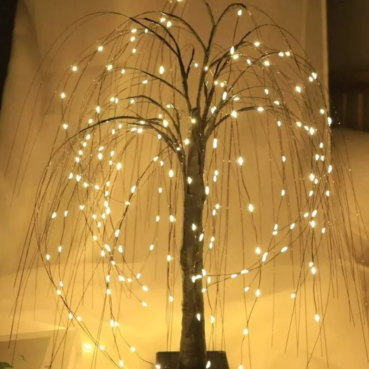 Battery Powered USB LED Fairy Tree Light Copper Wire Home Party Night Lamp Decor